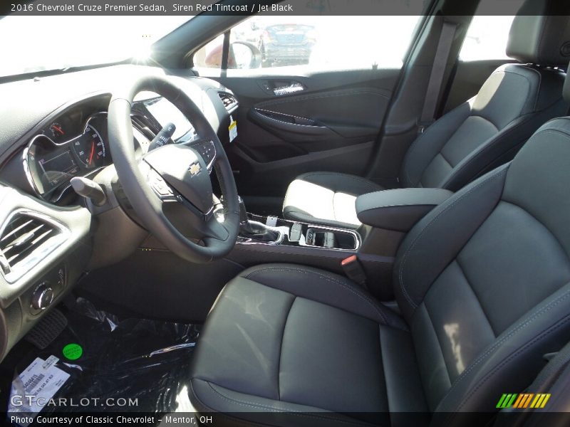 Siren Red Tintcoat / Jet Black 2016 Chevrolet Cruze Premier Sedan