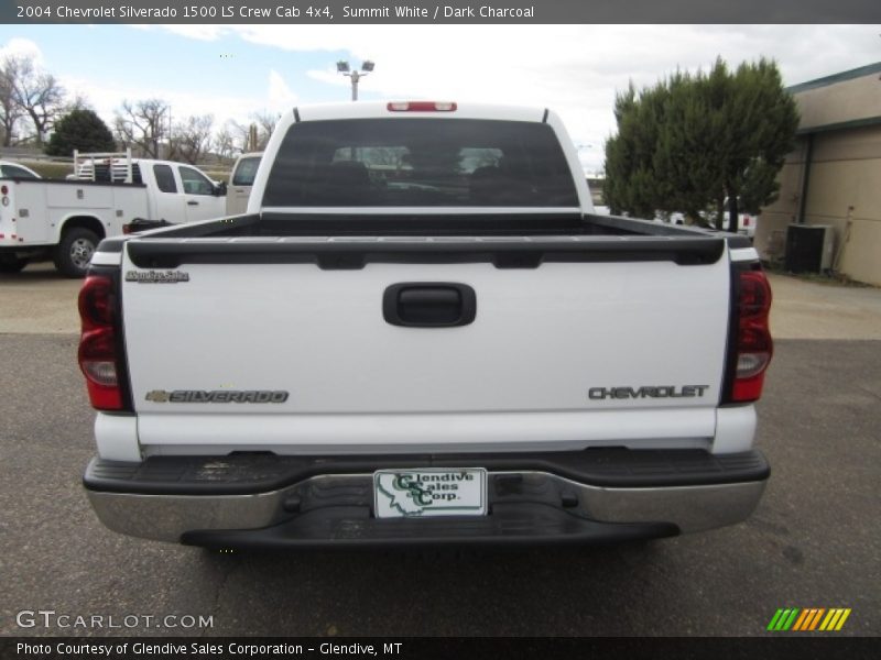Summit White / Dark Charcoal 2004 Chevrolet Silverado 1500 LS Crew Cab 4x4