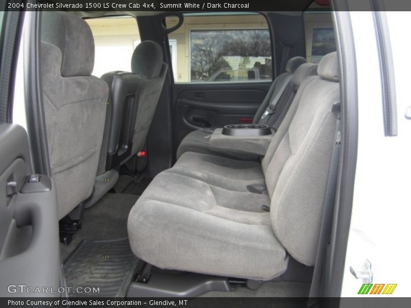 Summit White / Dark Charcoal 2004 Chevrolet Silverado 1500 LS Crew Cab 4x4