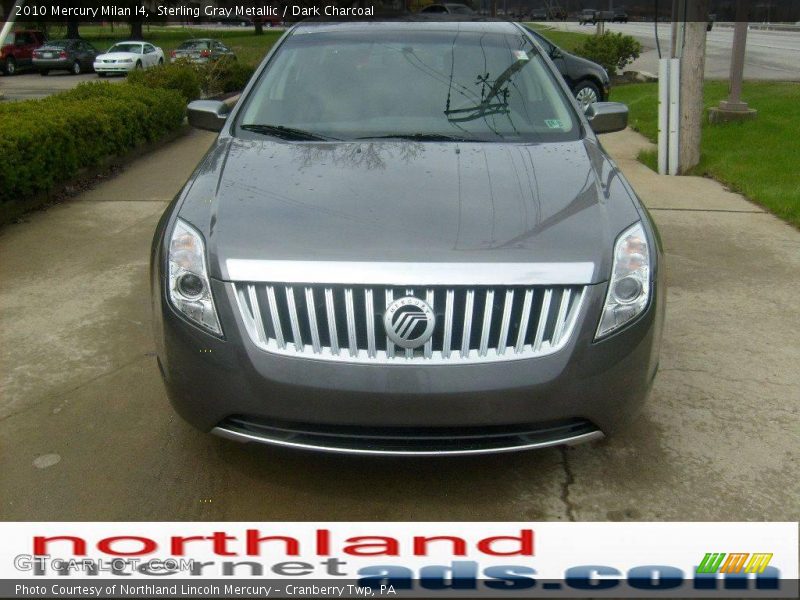 Sterling Gray Metallic / Dark Charcoal 2010 Mercury Milan I4