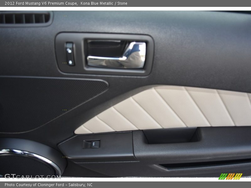 Kona Blue Metallic / Stone 2012 Ford Mustang V6 Premium Coupe