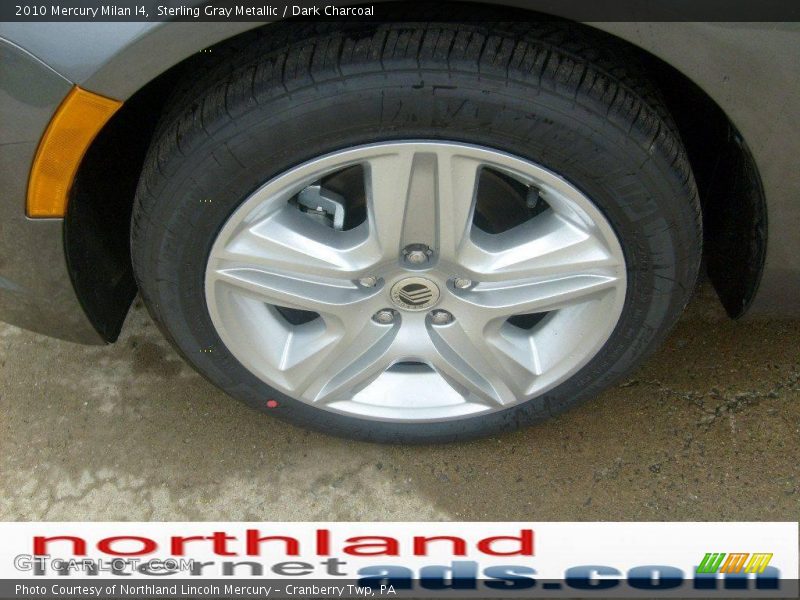 Sterling Gray Metallic / Dark Charcoal 2010 Mercury Milan I4