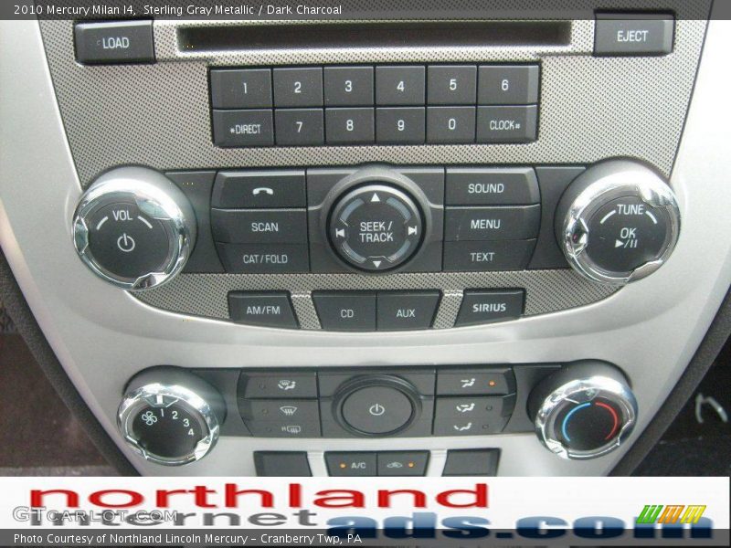 Sterling Gray Metallic / Dark Charcoal 2010 Mercury Milan I4