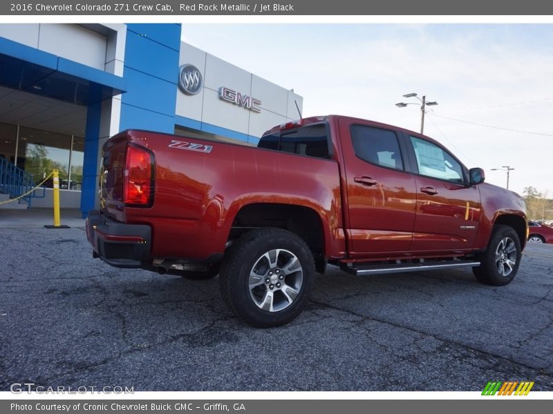 Red Rock Metallic / Jet Black 2016 Chevrolet Colorado Z71 Crew Cab