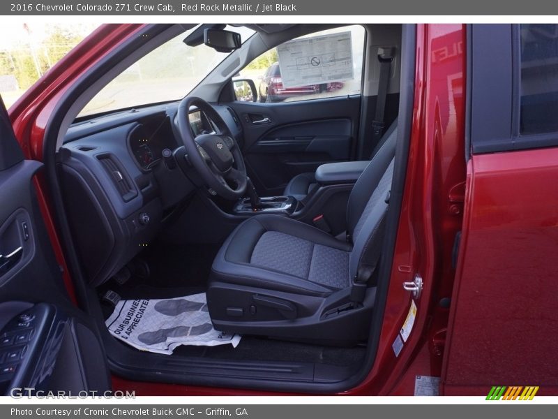 Red Rock Metallic / Jet Black 2016 Chevrolet Colorado Z71 Crew Cab