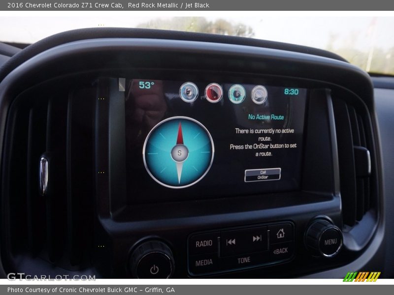 Red Rock Metallic / Jet Black 2016 Chevrolet Colorado Z71 Crew Cab