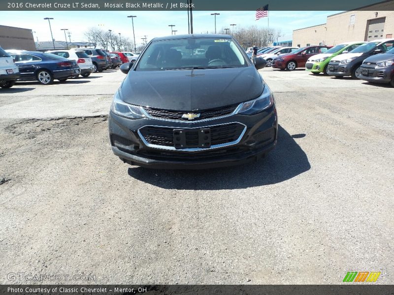 Mosaic Black Metallic / Jet Black 2016 Chevrolet Cruze LT Sedan
