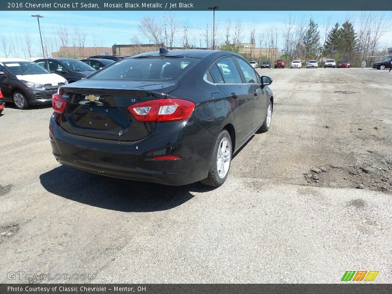 Mosaic Black Metallic / Jet Black 2016 Chevrolet Cruze LT Sedan