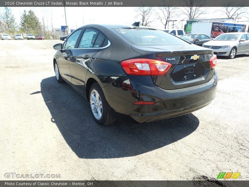 Mosaic Black Metallic / Jet Black 2016 Chevrolet Cruze LT Sedan