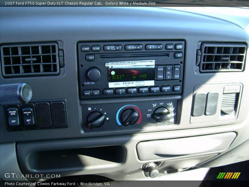 Oxford White / Medium Flint 2007 Ford F750 Super Duty XLT Chassis Regular Cab