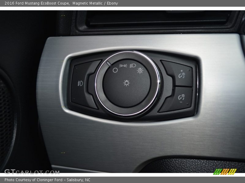 Magnetic Metallic / Ebony 2016 Ford Mustang EcoBoost Coupe