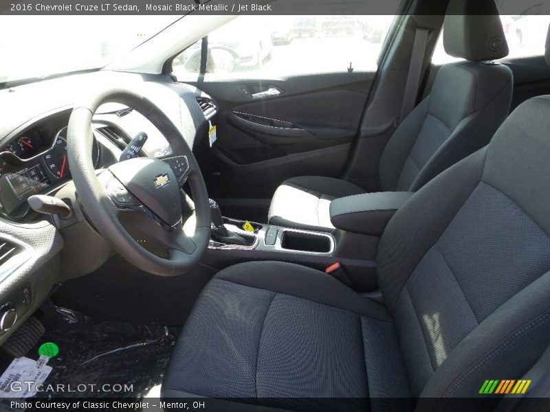 Mosaic Black Metallic / Jet Black 2016 Chevrolet Cruze LT Sedan
