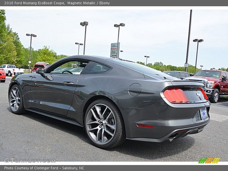 Magnetic Metallic / Ebony 2016 Ford Mustang EcoBoost Coupe