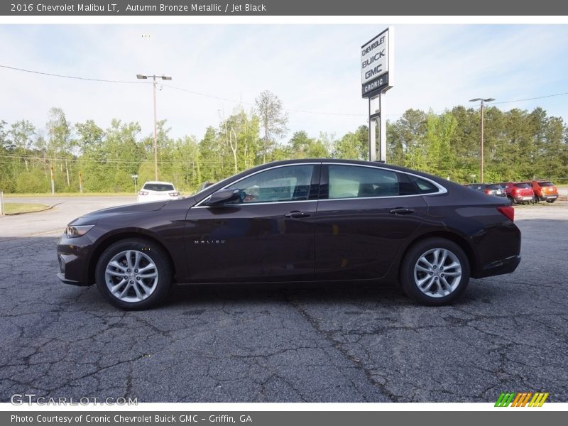 Autumn Bronze Metallic / Jet Black 2016 Chevrolet Malibu LT