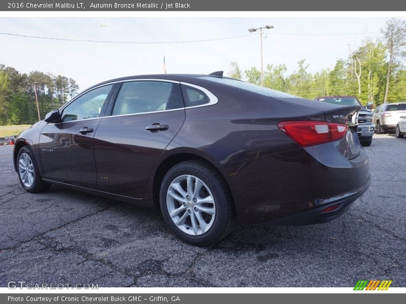 Autumn Bronze Metallic / Jet Black 2016 Chevrolet Malibu LT