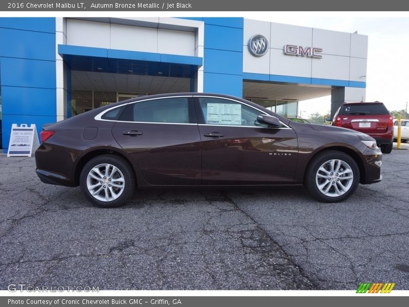 Autumn Bronze Metallic / Jet Black 2016 Chevrolet Malibu LT