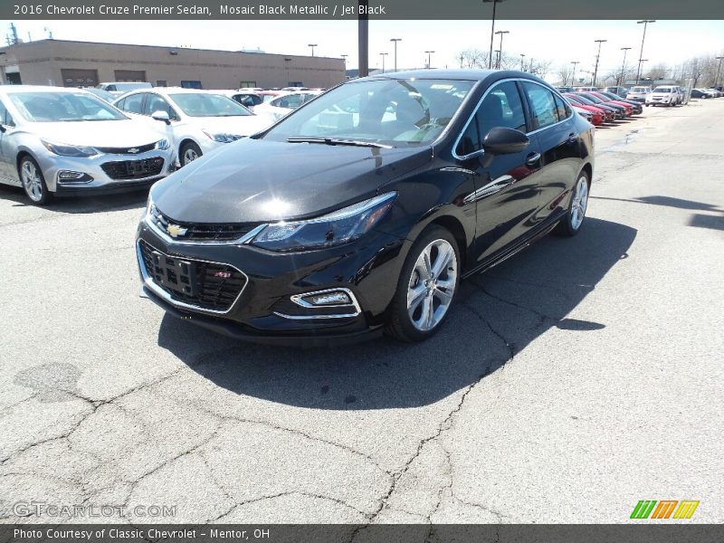 Mosaic Black Metallic / Jet Black 2016 Chevrolet Cruze Premier Sedan