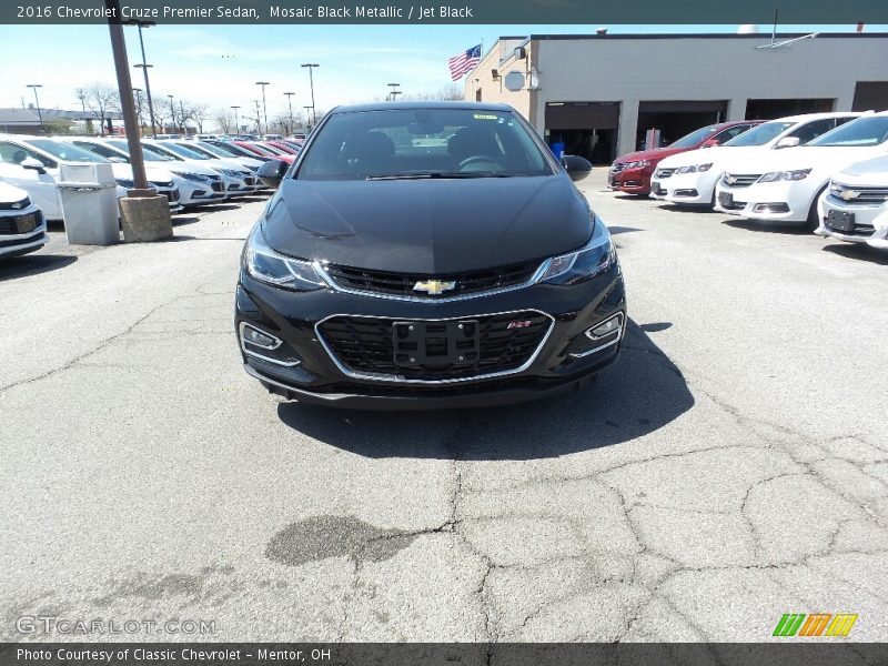 Mosaic Black Metallic / Jet Black 2016 Chevrolet Cruze Premier Sedan