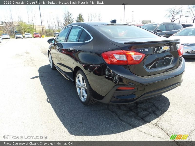 Mosaic Black Metallic / Jet Black 2016 Chevrolet Cruze Premier Sedan