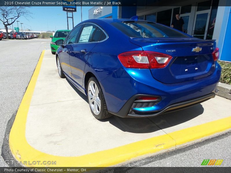 Kinetic Blue Metallic / Jet Black 2016 Chevrolet Cruze Premier Sedan