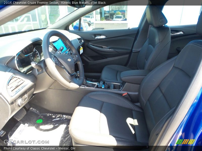 Kinetic Blue Metallic / Jet Black 2016 Chevrolet Cruze Premier Sedan