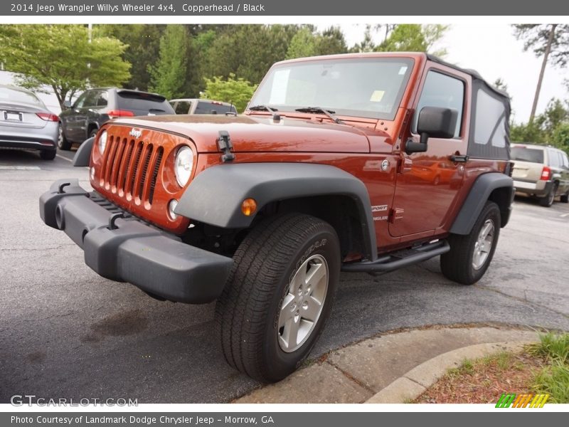 Copperhead / Black 2014 Jeep Wrangler Willys Wheeler 4x4