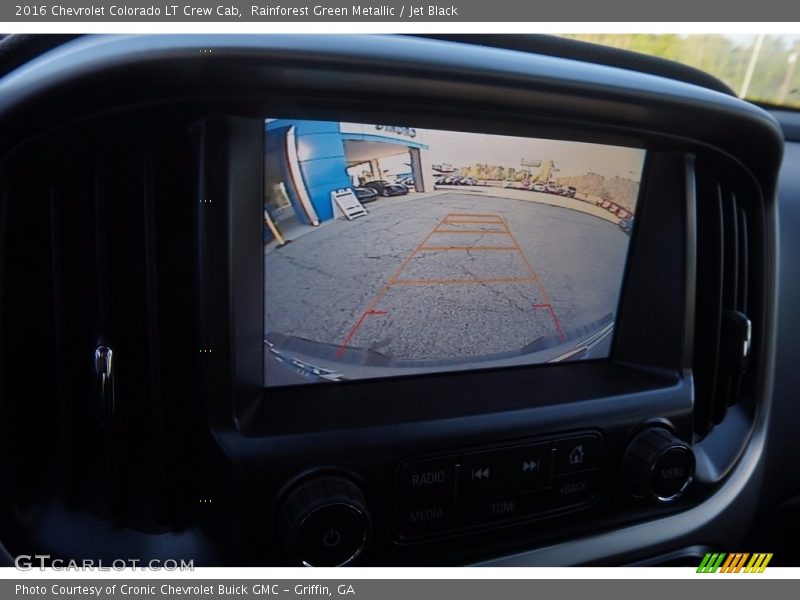 Rainforest Green Metallic / Jet Black 2016 Chevrolet Colorado LT Crew Cab