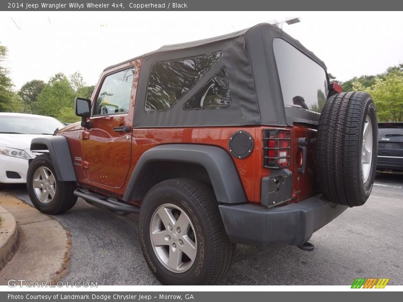 Copperhead / Black 2014 Jeep Wrangler Willys Wheeler 4x4