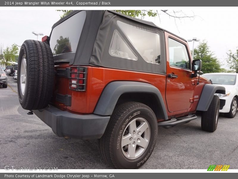 Copperhead / Black 2014 Jeep Wrangler Willys Wheeler 4x4