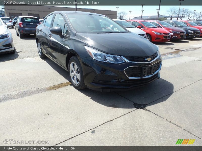 Mosaic Black Metallic / Jet Black 2016 Chevrolet Cruze LS Sedan