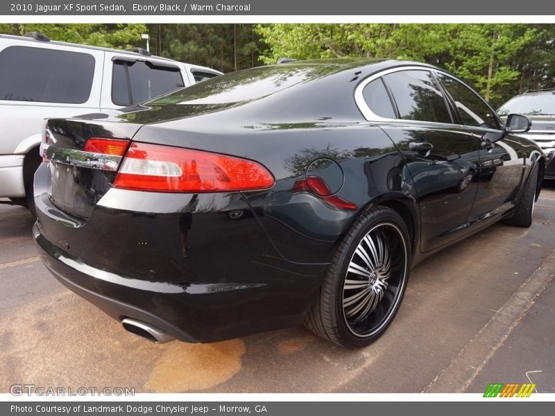 Ebony Black / Warm Charcoal 2010 Jaguar XF Sport Sedan