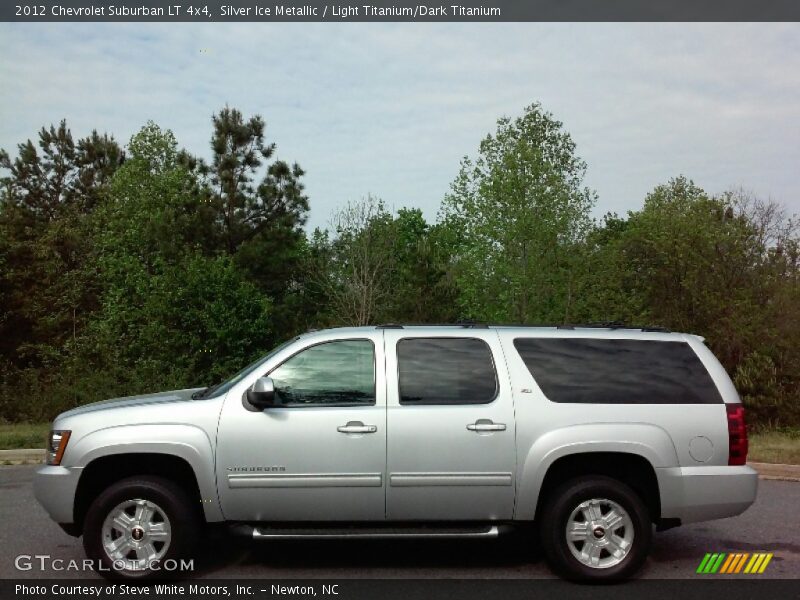 Silver Ice Metallic / Light Titanium/Dark Titanium 2012 Chevrolet Suburban LT 4x4