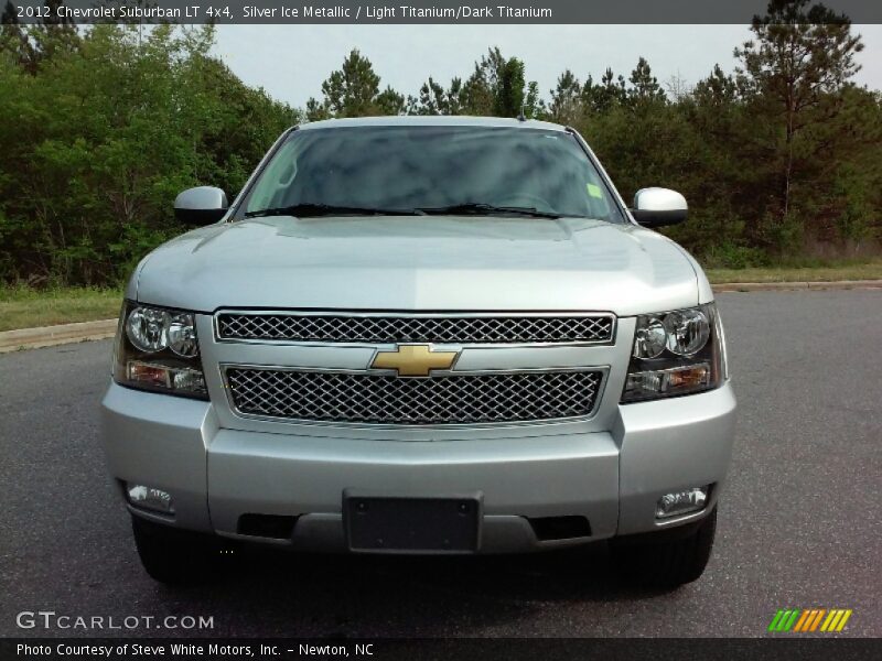 Silver Ice Metallic / Light Titanium/Dark Titanium 2012 Chevrolet Suburban LT 4x4