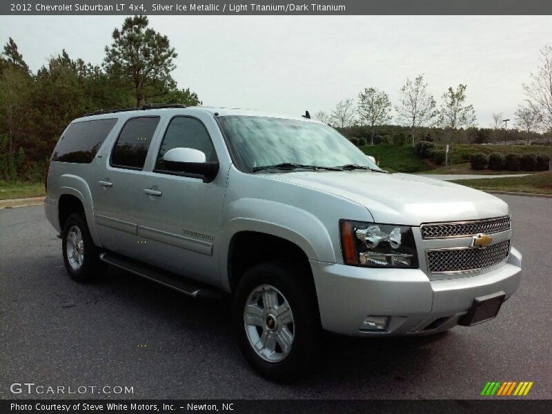 Silver Ice Metallic / Light Titanium/Dark Titanium 2012 Chevrolet Suburban LT 4x4