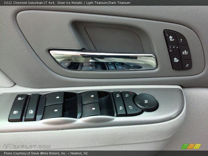 Silver Ice Metallic / Light Titanium/Dark Titanium 2012 Chevrolet Suburban LT 4x4