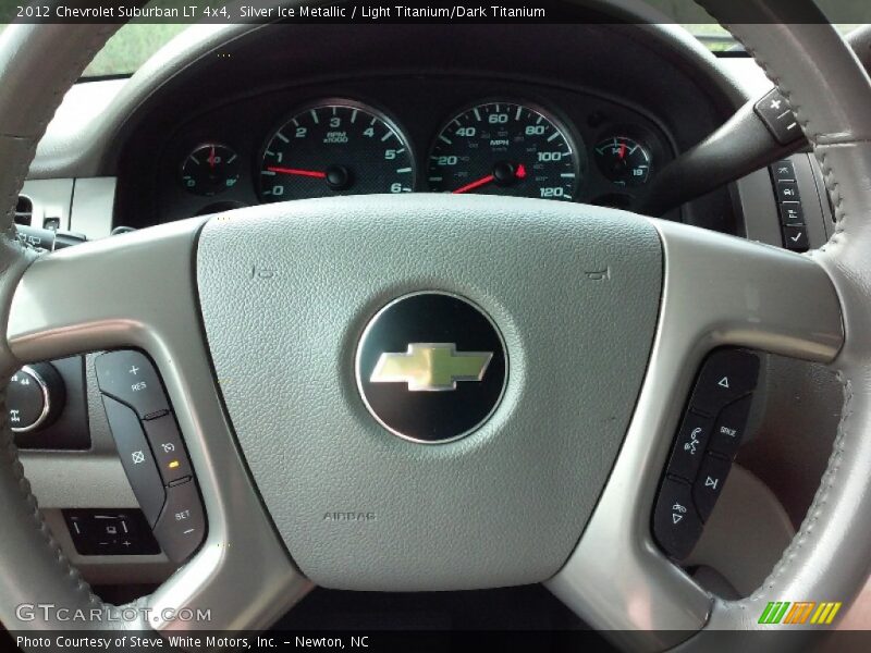 Silver Ice Metallic / Light Titanium/Dark Titanium 2012 Chevrolet Suburban LT 4x4