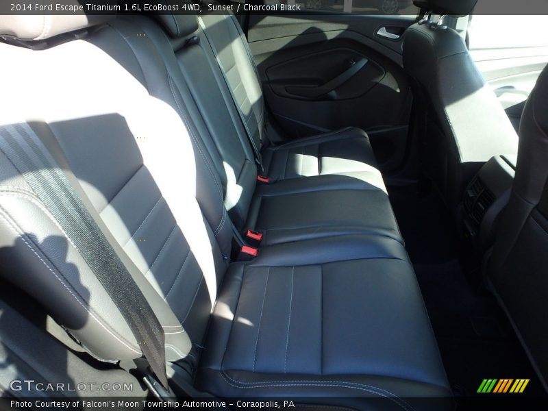 Sunset / Charcoal Black 2014 Ford Escape Titanium 1.6L EcoBoost 4WD