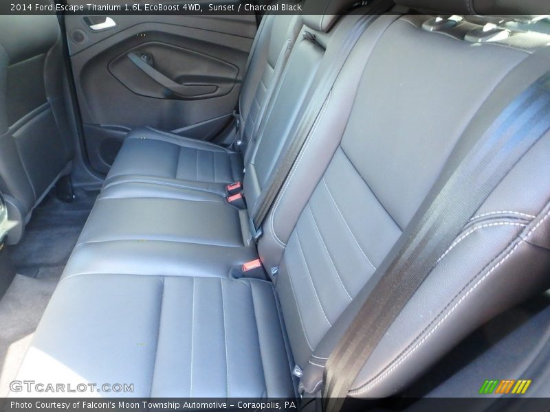 Sunset / Charcoal Black 2014 Ford Escape Titanium 1.6L EcoBoost 4WD