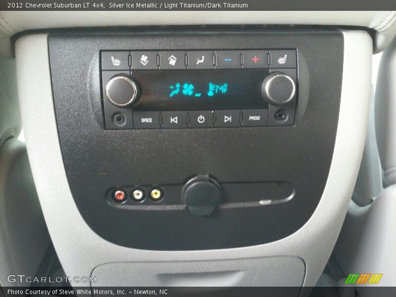 Silver Ice Metallic / Light Titanium/Dark Titanium 2012 Chevrolet Suburban LT 4x4