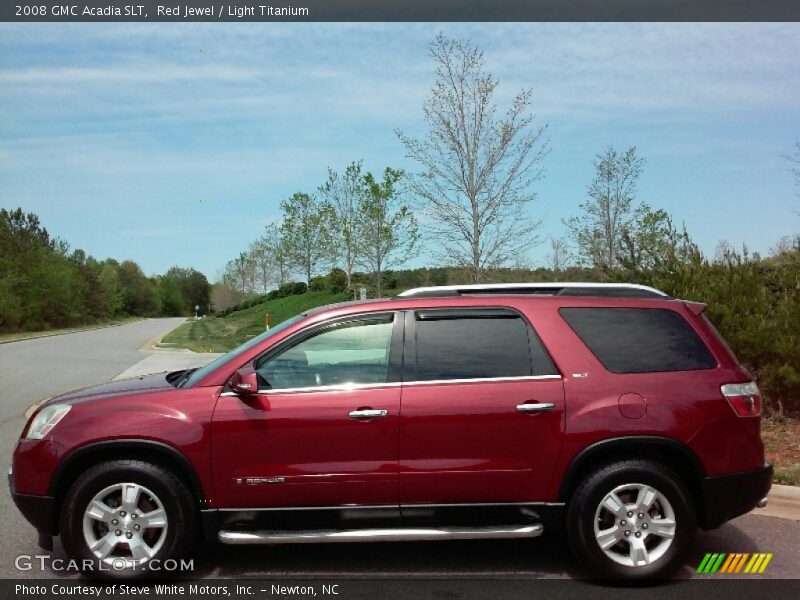 Red Jewel / Light Titanium 2008 GMC Acadia SLT