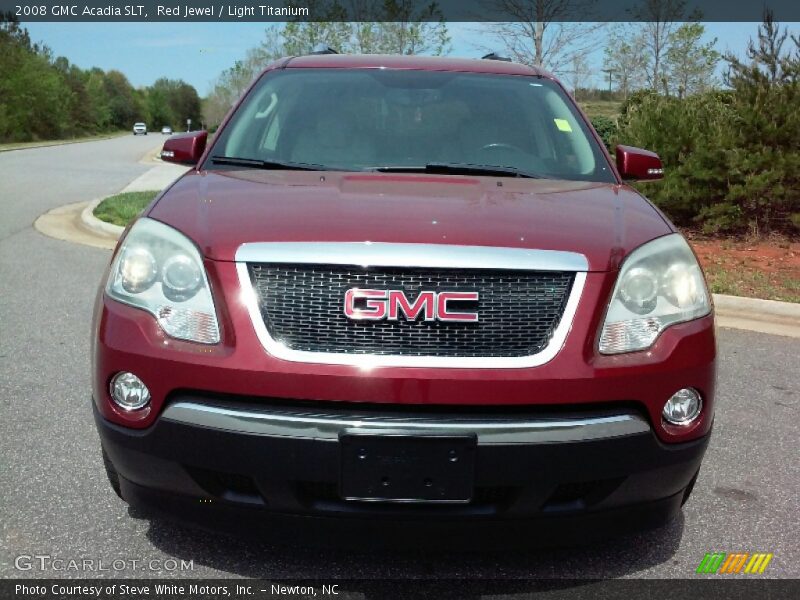 Red Jewel / Light Titanium 2008 GMC Acadia SLT