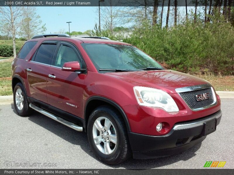 Red Jewel / Light Titanium 2008 GMC Acadia SLT