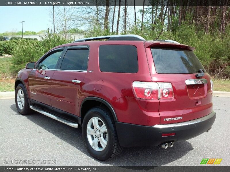 Red Jewel / Light Titanium 2008 GMC Acadia SLT