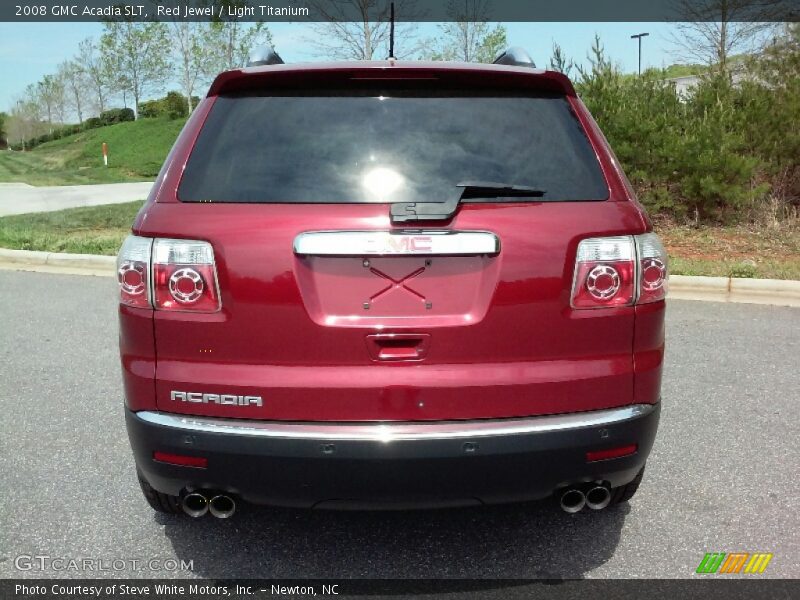 Red Jewel / Light Titanium 2008 GMC Acadia SLT