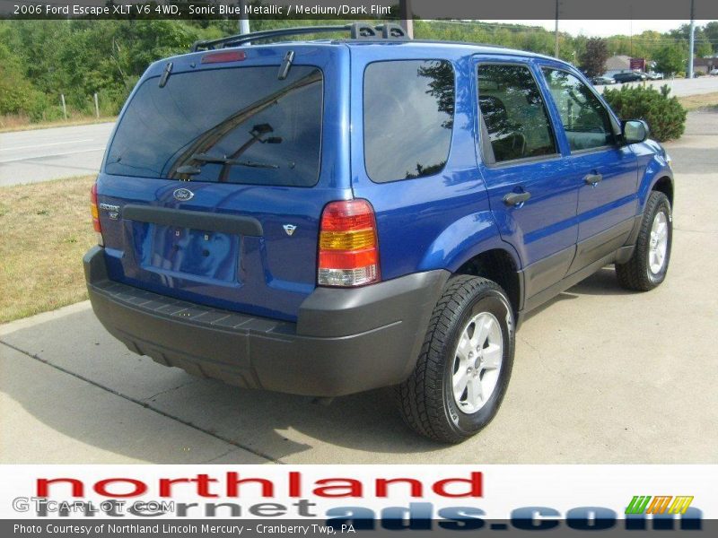 Sonic Blue Metallic / Medium/Dark Flint 2006 Ford Escape XLT V6 4WD