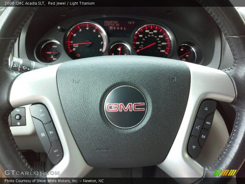 Red Jewel / Light Titanium 2008 GMC Acadia SLT