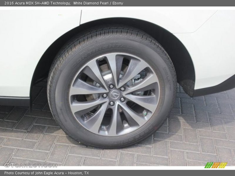 White Diamond Pearl / Ebony 2016 Acura MDX SH-AWD Technology