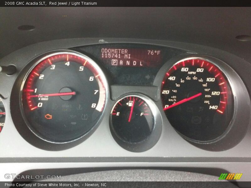 Red Jewel / Light Titanium 2008 GMC Acadia SLT