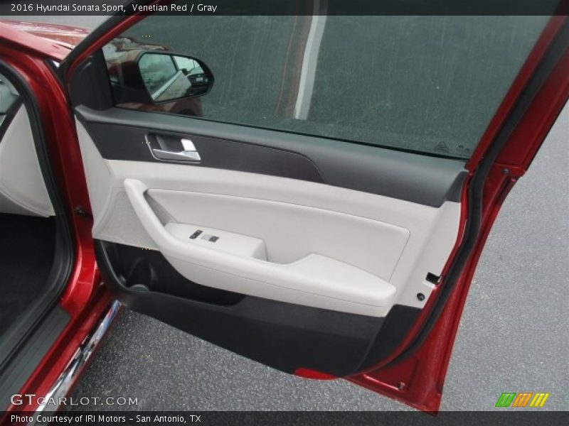 Venetian Red / Gray 2016 Hyundai Sonata Sport