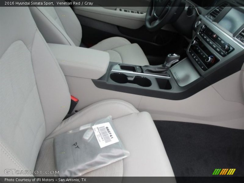 Venetian Red / Gray 2016 Hyundai Sonata Sport